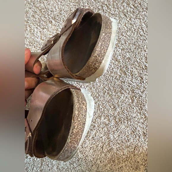 Birkenstock‎ Arizona Soft Footbed- Metallic Copper SZ 41 - Picture 6 of 8